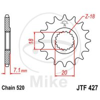 Pinion 14 Tooth Pitch 520 for Suzuki PE 175 RM 125 RM-Z 250