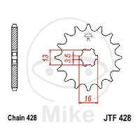 Pignon 15 Dents Division 428 pour Suzuki DR-Z 70 GT 80 RM...