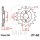 Pinion 15 Tooth Pitch 520 for Ducati Sport 750