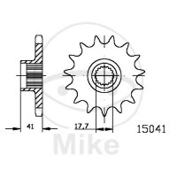 Ritzel 19 Zähne Teilung 428 für Adly/Herchee...