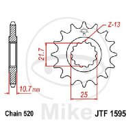 Ritzel 15 Zähne Teilung 520 für Yamaha XJ6 600...