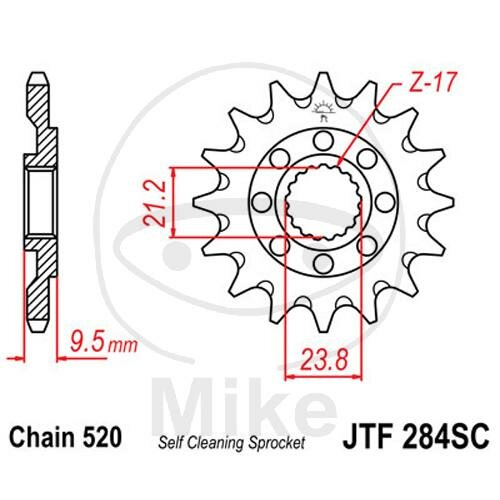 Pinion 13 Tooth Pitch 520 for Honda CR 250 500 R CRF 450 R X TRX 450