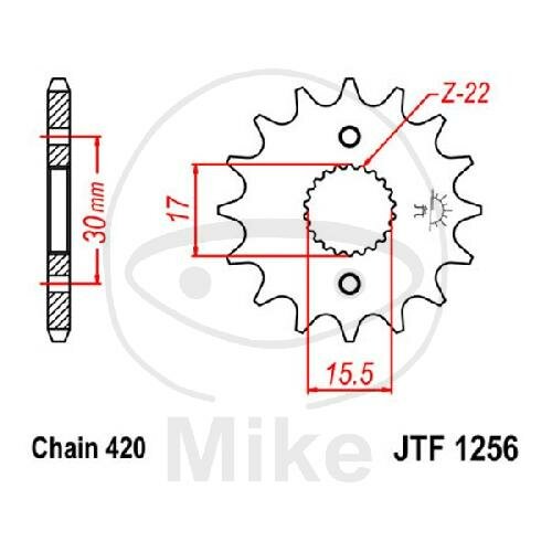 Piñón 14 Dientes División 420 para Honda CR 80 85 R CRF 50 70 F XR 50 70 R