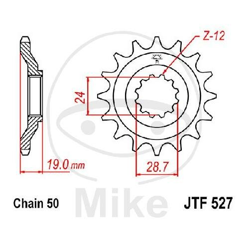 RITZEL 17Z TEIL 530 FEINVERZ INNEND 24/28.5
