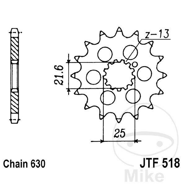 Pinion 15 Tooth for Kawasaki Z 650 750 Suzuki GS 750 1000 GSX 750 1100