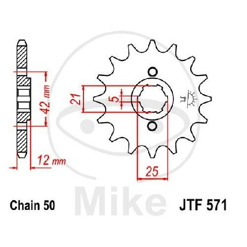 Pinion 17 Tooth Pitch 530 for Yamaha XJ 550 600 XS 400 DOHC