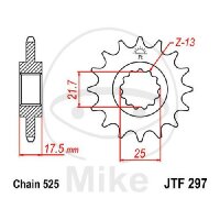 Pignon 14 Dents Division 525 pour Honda CB 500 CB-1 400 F...