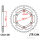 Pignone  52 denti passo 428 130 / 150