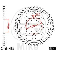Pignone  47 denti passo 428 076 / 100 per Suzuki RG 125 F...