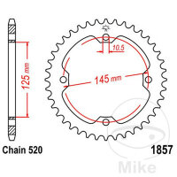 Pignon de chaîne  45 dents pas 520 125 / 145 pour...