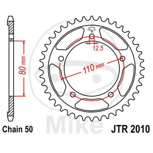 Sprocket  43 teeth pitch 530 080 / 110 for Triumph Adventurer 900 Sprint 900 Sport
