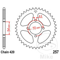 Pignon de chaîne  36 dents pas 420 054 / 070 pour...