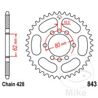 Pignon de chaîne  50 dents pas 428 062 / 080 pour...