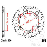 Sprocket  38 teeth pitch 520 152 / 175 for Sachs 4Rock...