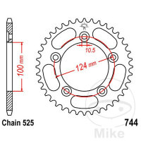 Sprocket  36 teeth pitch 525 100 / 124 for Ducati 749 749...