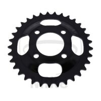Pignon de chaîne  33 dents pas 520 le noir 055 / 076