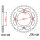 Pignone  50 denti passo 420 100 / 120