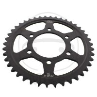 Sprocket  42 teeth pitch 525 black 080 / 104