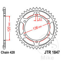 Pignone  48 denti passo 428 120 / 136