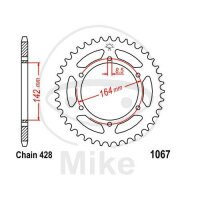 Pignone  52 denti passo 428 142 / 164