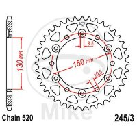 Sprocket  42 teeth pitch 520 130 / 150