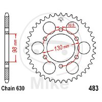 Pignon de chaîne  33 dents pas 630 098 / 130