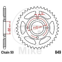 Pignon de chaîne  38 dents pas 530 066 / 110