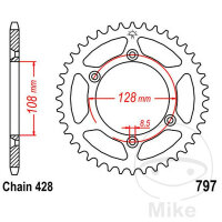 Sprocket  57 teeth pitch 428 108 / 128