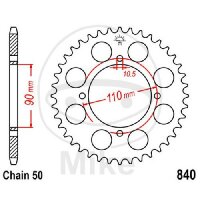 Pignon de chaîne  38 dents pas 530 090 / 110