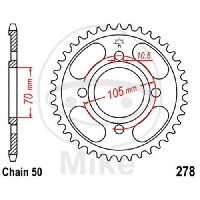 Pignon de chaîne  34 dents pas 530 070 / 105