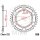 Sprocket  46 teeth pitch 532 130 / 150