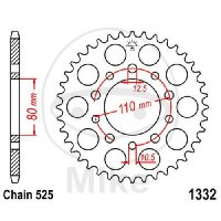 Sprocket  41 teeth pitch 525 080 / 110