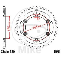 Pignon de chaîne  44 dents pas 520 125 / 145