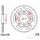 Sprocket  31 teeth pitch 520 058 / 090