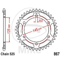 Pignone  43 denti passo 525 125 / 145