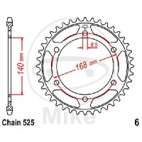 Pignone  47 denti passo 525 140 / 168