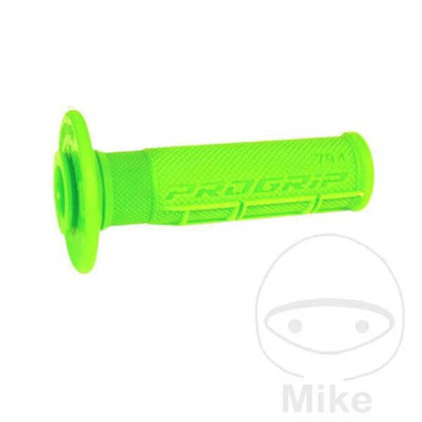 Grip Rubber Set PROGRIP 794 Single Density MX Grip fluorescent green 22 mm