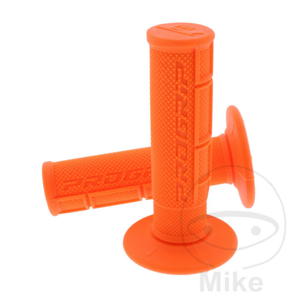 Grip Rubber Set PROGRIP 794 Single Density MX Grip fluorescent orange 22 mm