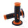 Set de Caoutchoucs de Poignée PROGRIP 791 Cross orange/noir Diamètre 22/25 mm