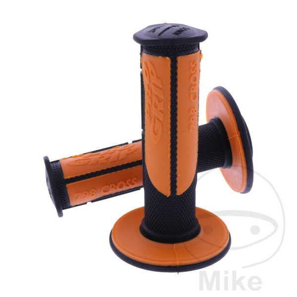 Grip Rubber Set PROGRIP 798 Cross black/orange 22/25 mm 115 mm