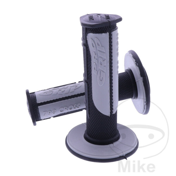 Grip Rubber Set PROGRIP 798 Cross black/grey 22/25 mm 115 mm