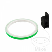 Adesivo per cerchi con applicatore verde fluorescente