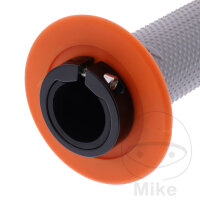 Grip Rubber Set PROGRIP 708 Cross/MX orange/grey 22/25 mm...