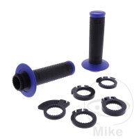 Grip Rubber Set PROGRIP 708 Cross/MX blue/black 22/25 mm...