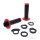 Grip Rubber Set PROGRIP 708 Cross/MX red/black 22/25 mm 125 mm