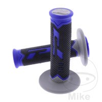 Grip Rubber Set PROGRIP 788 black/grey/blue 22/25 mm 115 mm