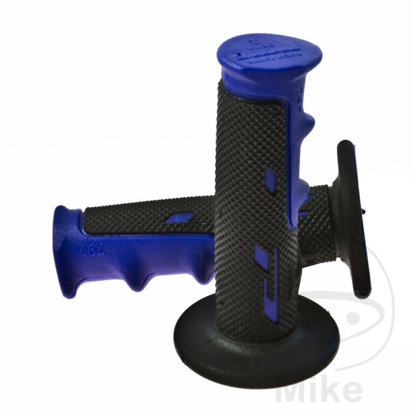 Set de Caoutchoucs de Poignée PROGRIP 797 Duo Density MX Grip noir/blue 22 mm