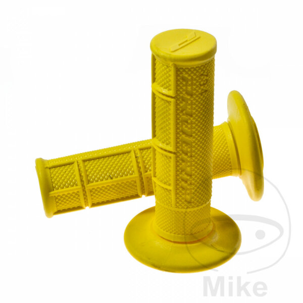 Set de Caoutchoucs de Poignée PROGRIP794 Single Density MX Grip jaune 22 mm