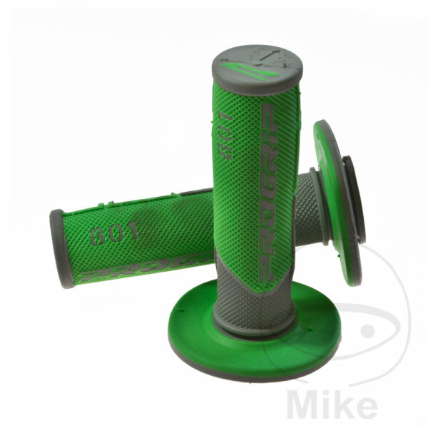 Griffgummi Satz PROGRIP 801 MX/Scooter grau/grün 22/25 mm 115 mm