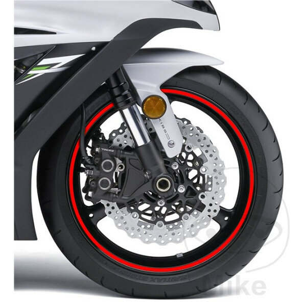 Sticker rim red width 7 mm length 6 meters